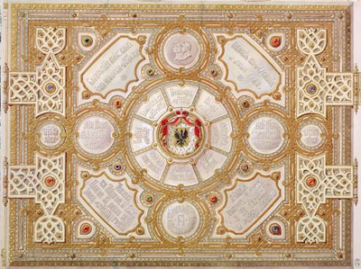 Progetto per una copertina di un album, 1867 da Hippolyte Monighetti